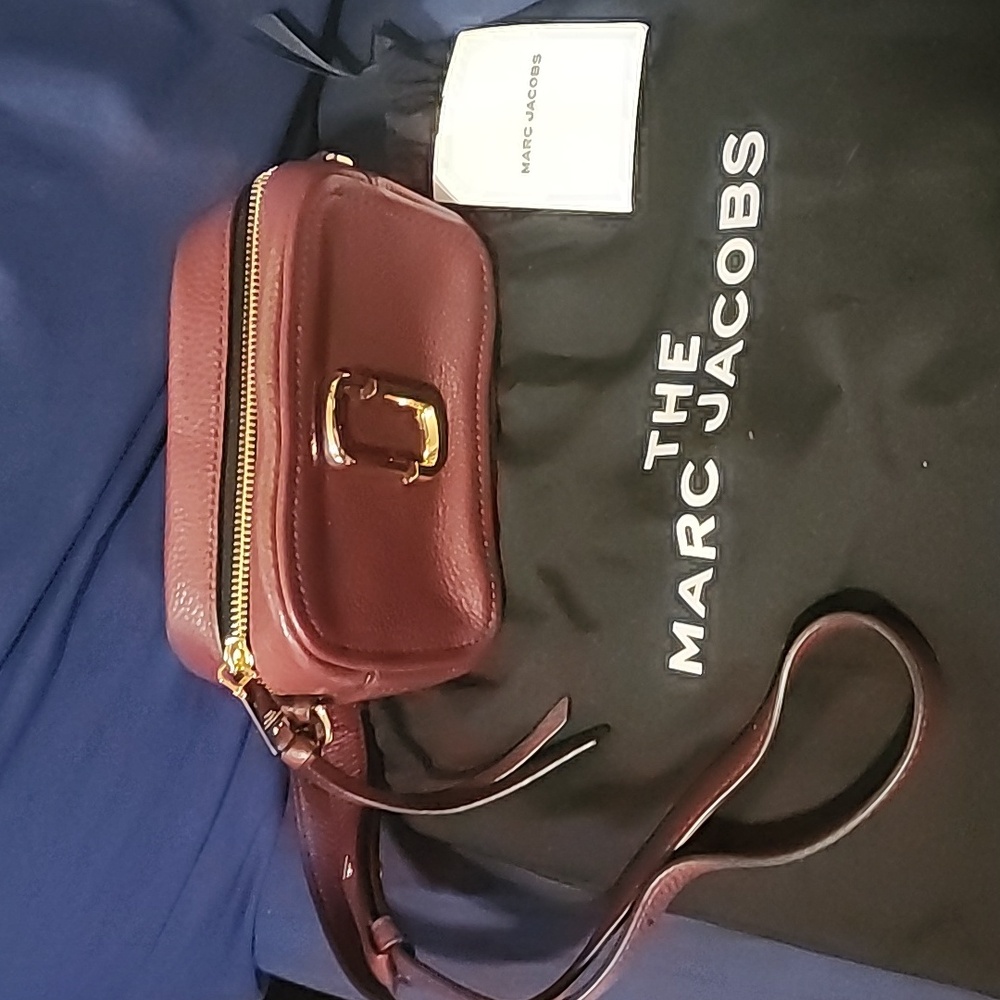 Burgundy Marc jacobs small crossbody bag